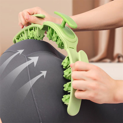 Multifunctional Manual Round Massager Roller Fitness Waist Buttocks Muscles Leg Gripper Stovepipe