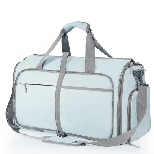 DuffleVoyage - Foldable Multi-Function Travel Carry On Duffle Bag - Jeffaro