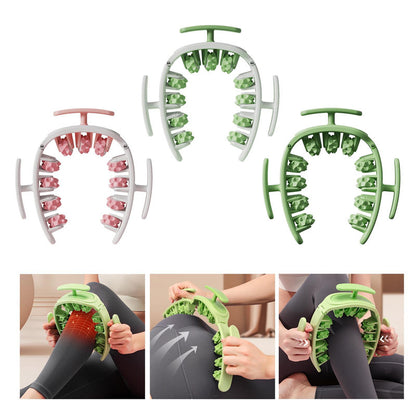 Multifunctional Manual Round Massager Roller Fitness Waist Buttocks Muscles Leg Gripper Stovepipe