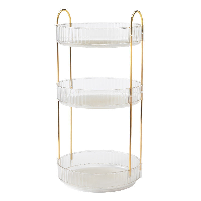 Bathroom Cosmetics Rotating Storage Rack Desktop