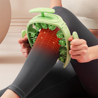 Multifunctional Manual Round Massager Roller Fitness Waist Buttocks Muscles Leg Gripper Stovepipe