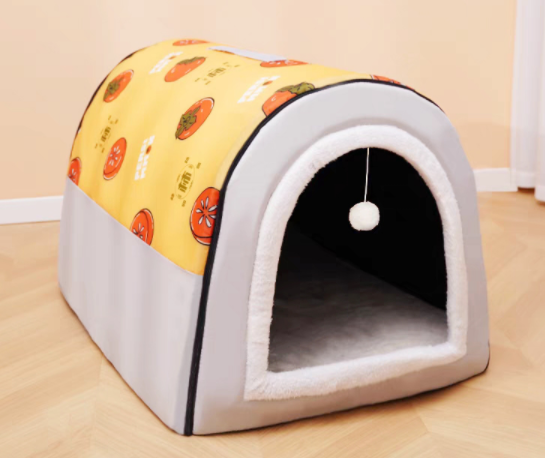 PupCave - Detachable 2 In 1 Winter Warm Dog Cave Bed House - Jeffaro