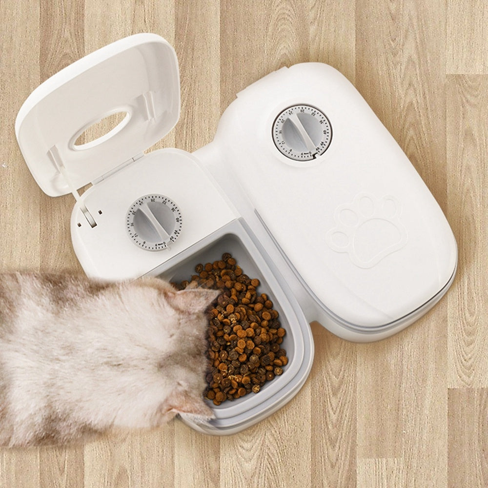 Automatic Pet Feeder /Smart Food Dispenser For Cats, Dogs /Timer Stainless Steel Bowl Auto Dog Cat Pet Feeding Pets Supplies