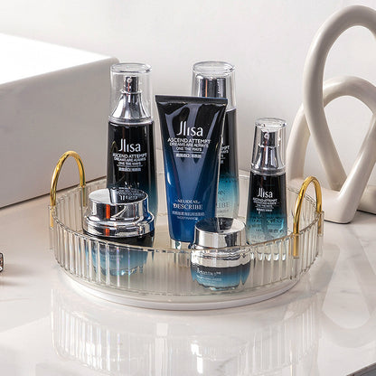 Bathroom Cosmetics Rotating Storage Rack Desktop