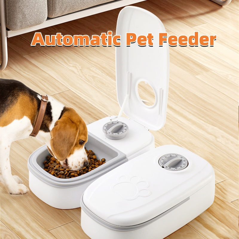 Automatic Pet Feeder /Smart Food Dispenser For Cats, Dogs /Timer Stainless Steel Bowl Auto Dog Cat Pet Feeding Pets Supplies